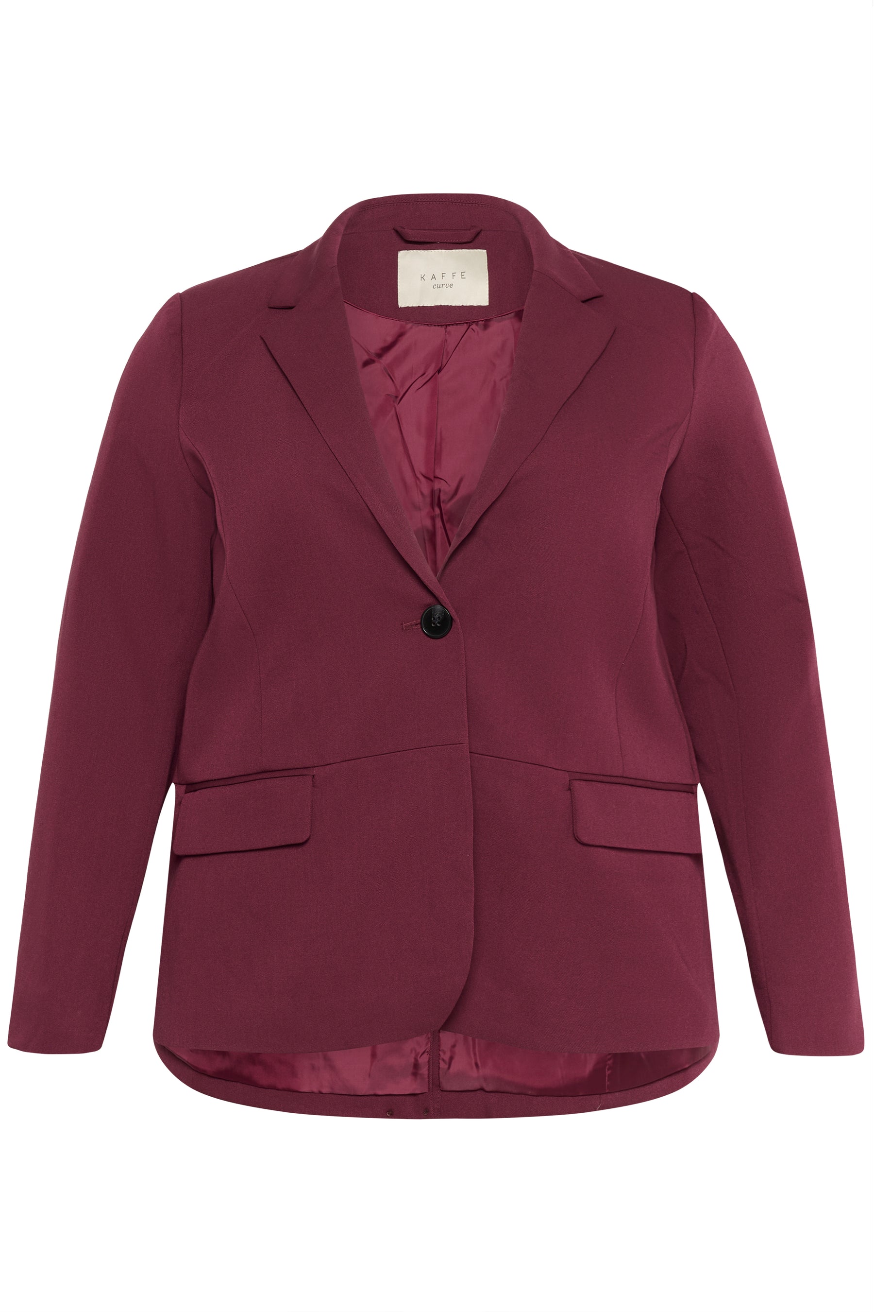 Kaffe Curve Sakira Blazer in Wine