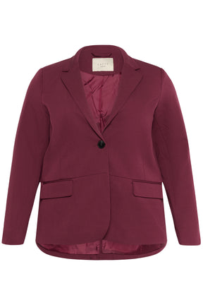 Kaffe Curve Sakira Blazer in Wine