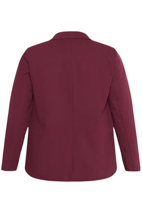 Kaffe Curve Sakira Blazer in Wine
