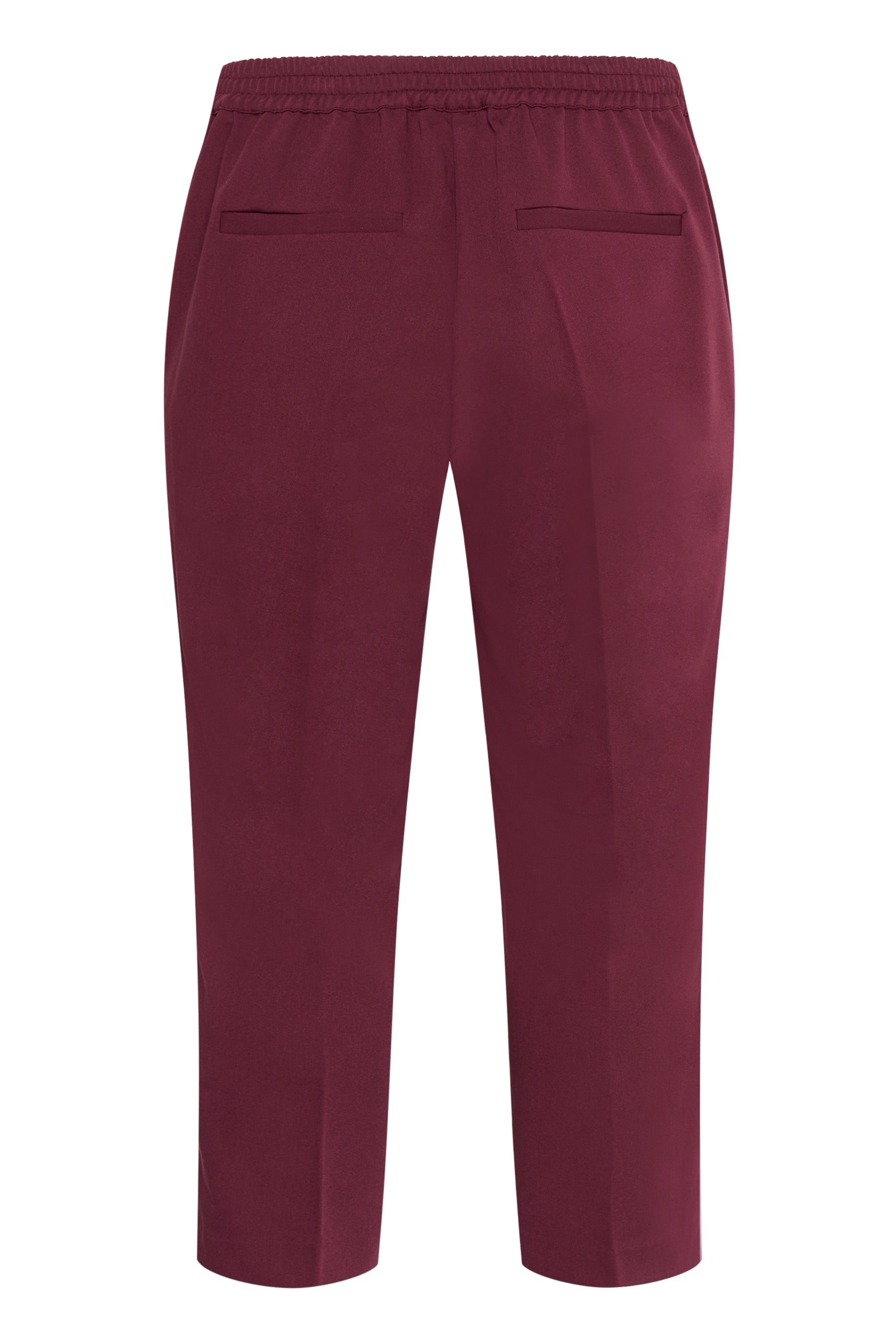 Kaffe Curve Sakira Crop Trousers in Wine