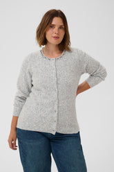 Kaffe Curve Selia Cardigan in Grey 