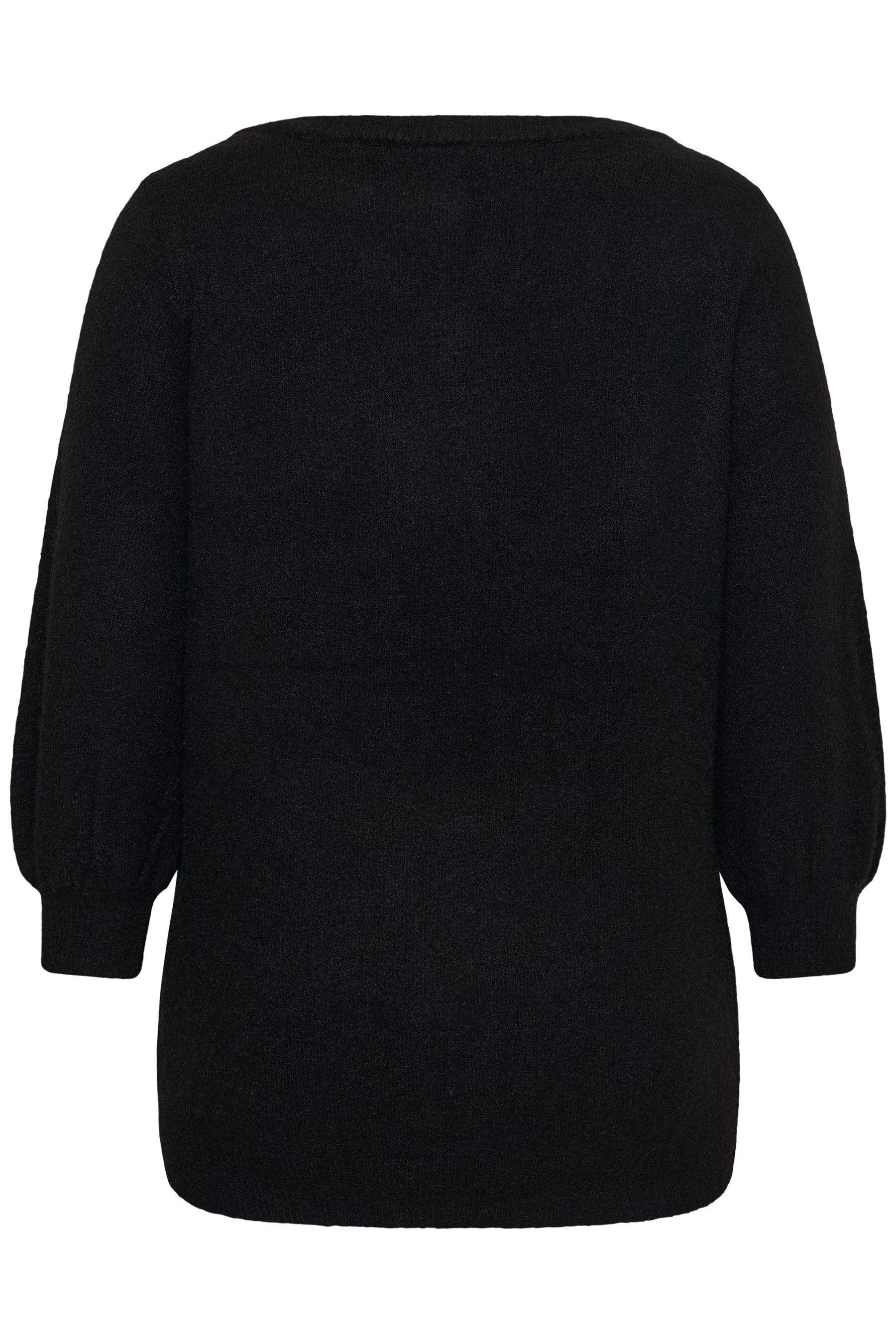 Kaffe Curve Selia Knit Top in Black 