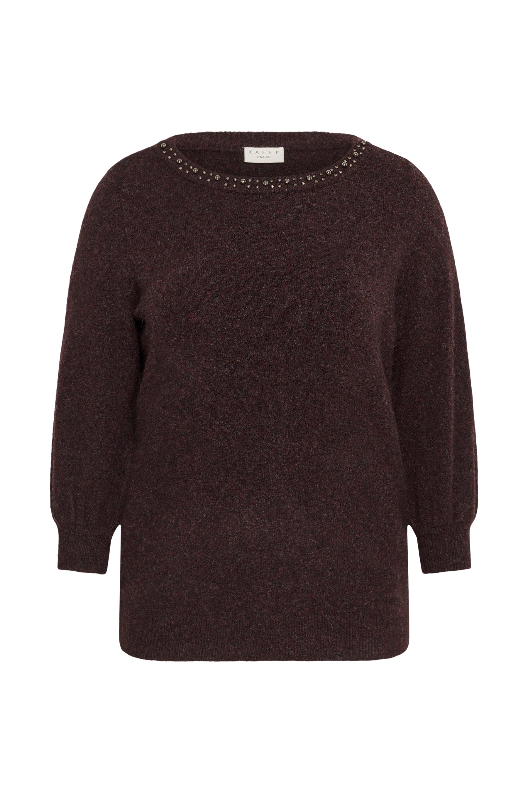 Kaffe Curve Selia Knit Top in Fudge  