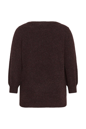 Kaffe Curve Selia Knit Top in Fudge  