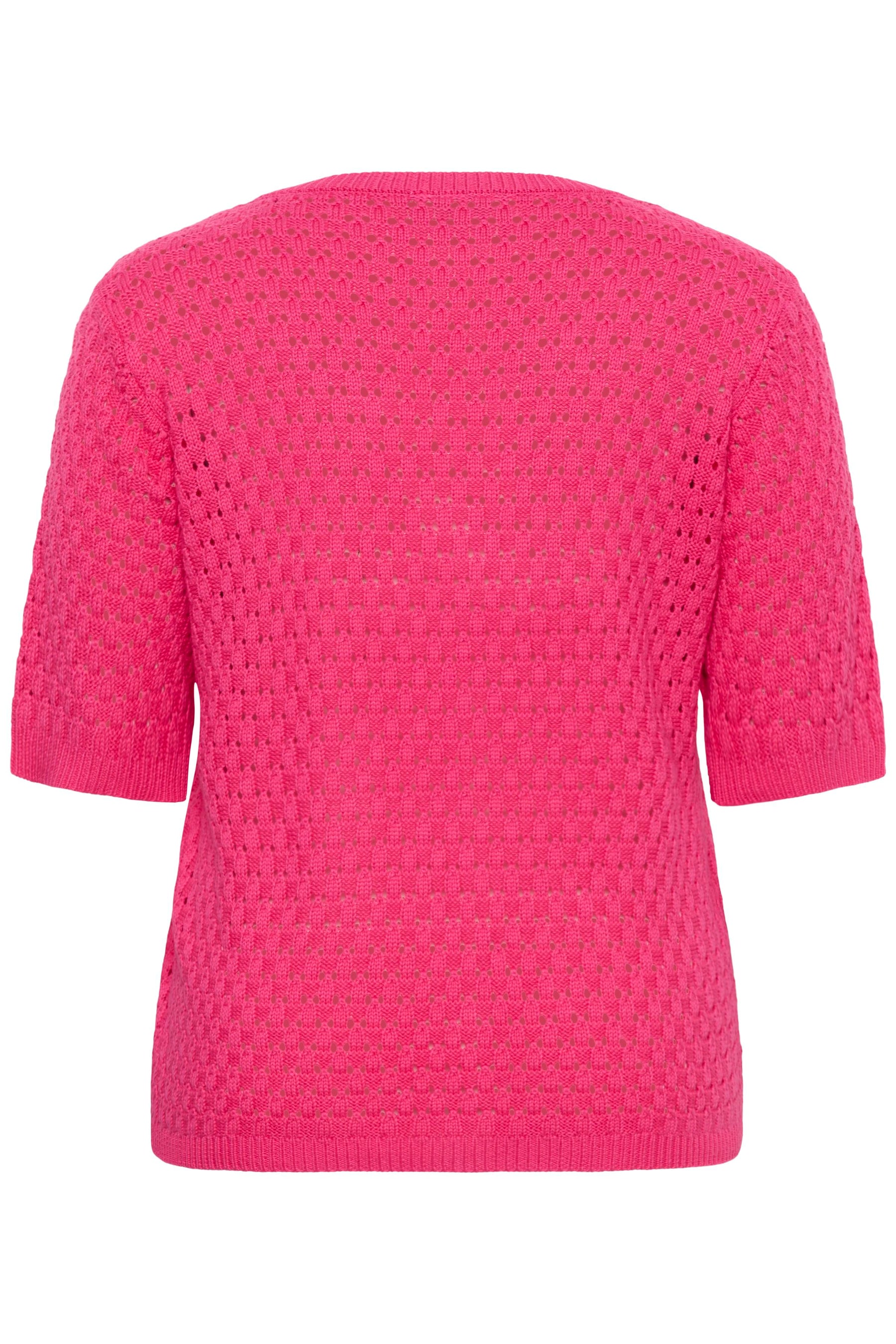 Kaffe Curve Silje Cardigan in Fuchsia 