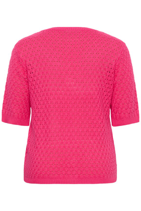 Kaffe Curve Silje Cardigan in Fuchsia 