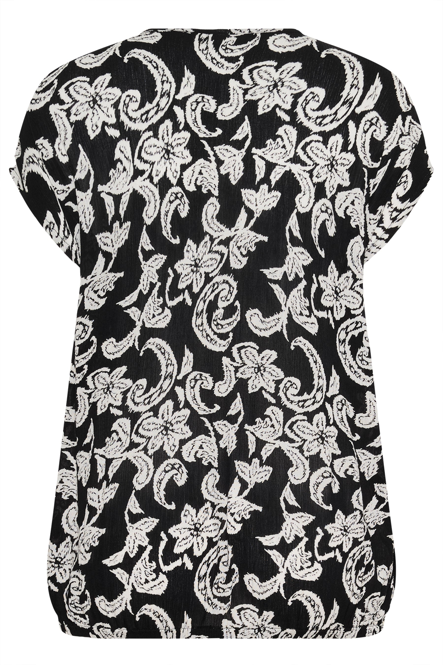 Kaffe Curve Stanley Blouse in Black Paisley Print