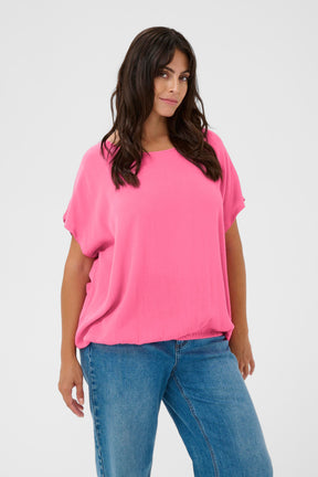 Kaffe Curve Stanley Blouse in Pink