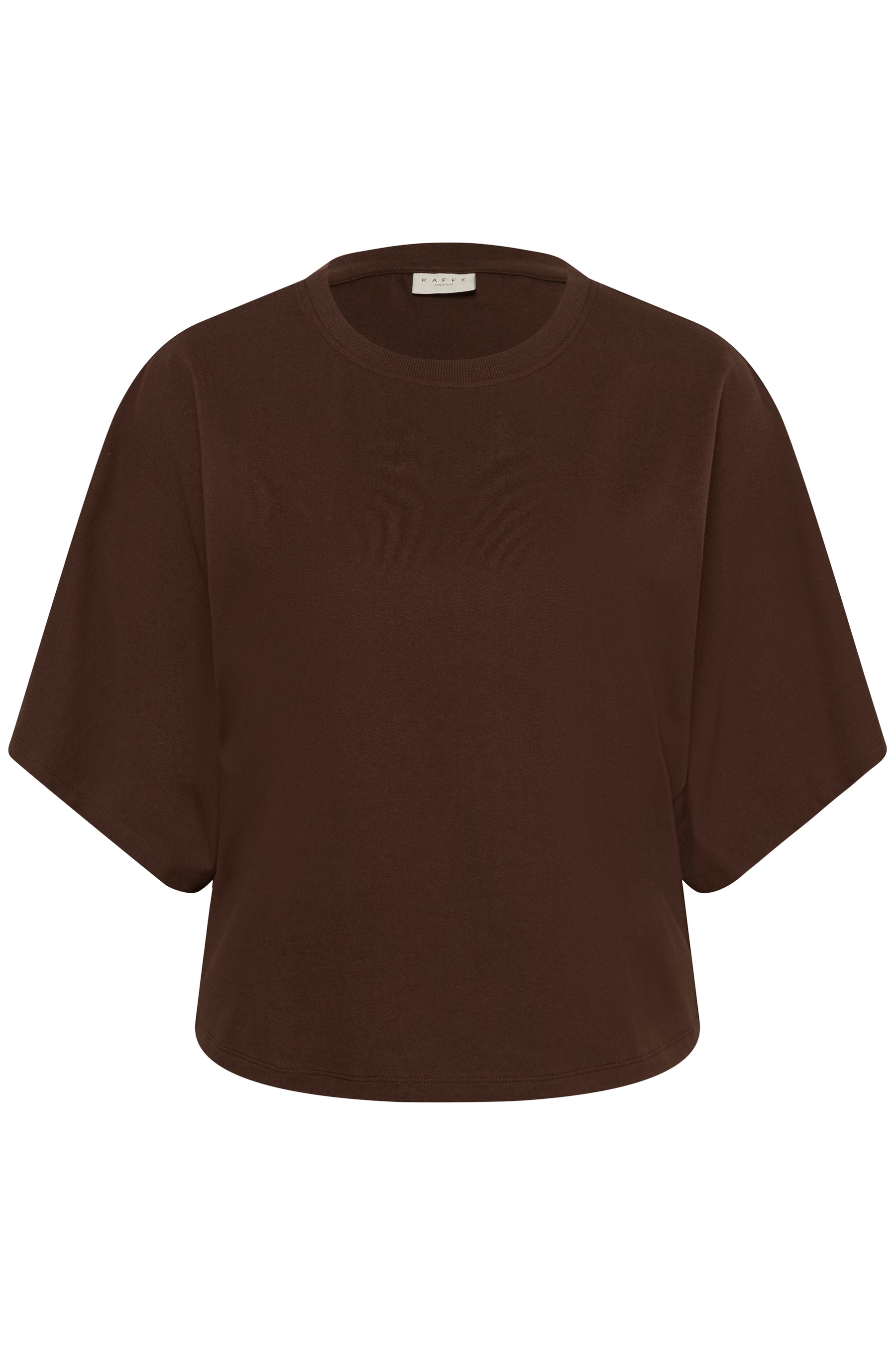 Kaffe Curve Stormi T-Shirt in Brown  