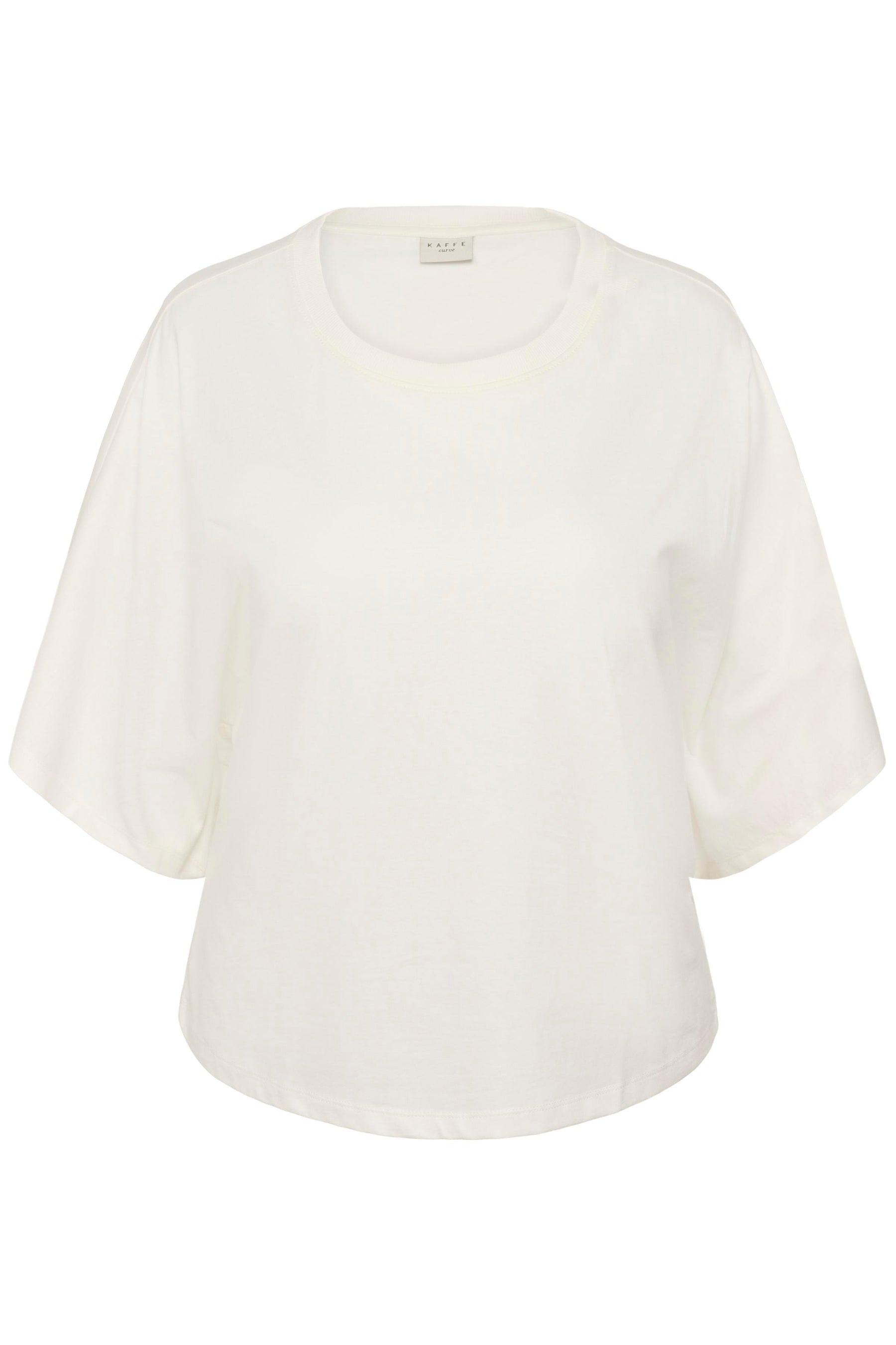 Kaffe Curve Stormi T-Shirt in White 
