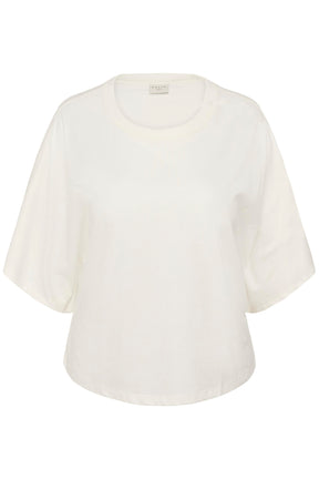 Kaffe Curve Stormi T-Shirt in White 