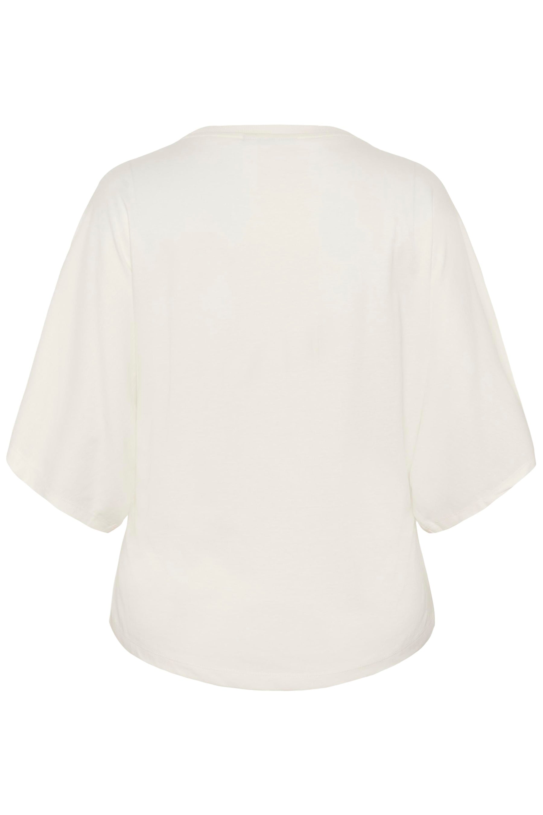 Kaffe Curve Stormi T-Shirt in White 