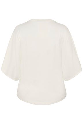 Kaffe Curve Stormi T-Shirt in White 