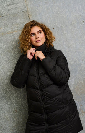 Kaffe Curve Susanna Coat in Black
