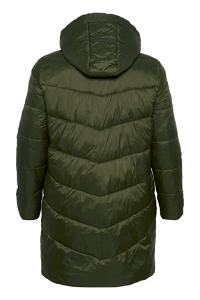 Kaffe Curve Susanna Coat in Khaki