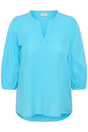 Kaffe Curve Thea Blouse in Aquarius 