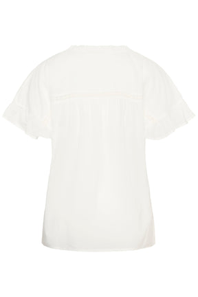 Kaffe Curve Valeria Blouse in White 