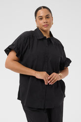 Kaffe Curve Verona Shirt in Black 