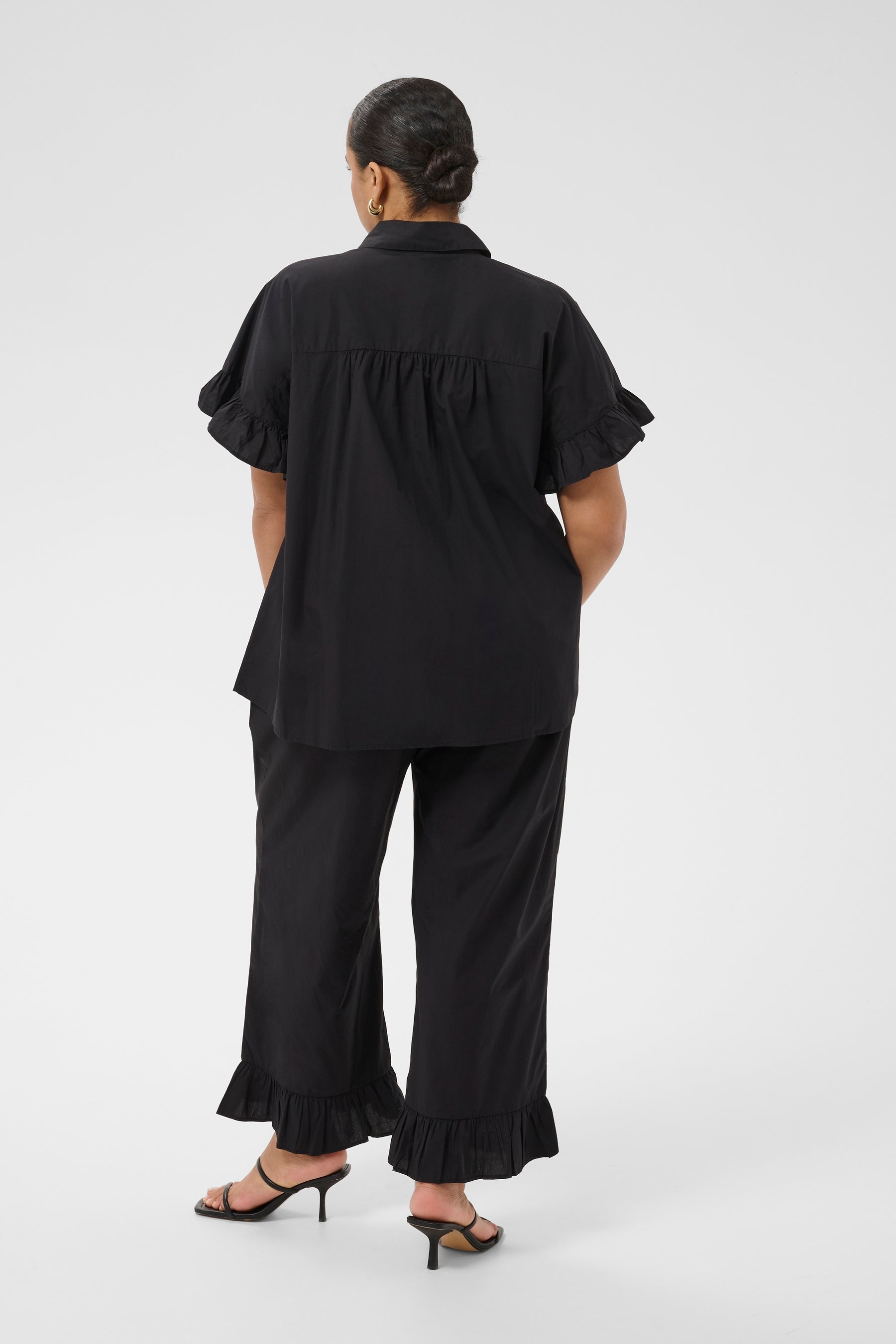 Kaffe Curve Verona Shirt in Black 