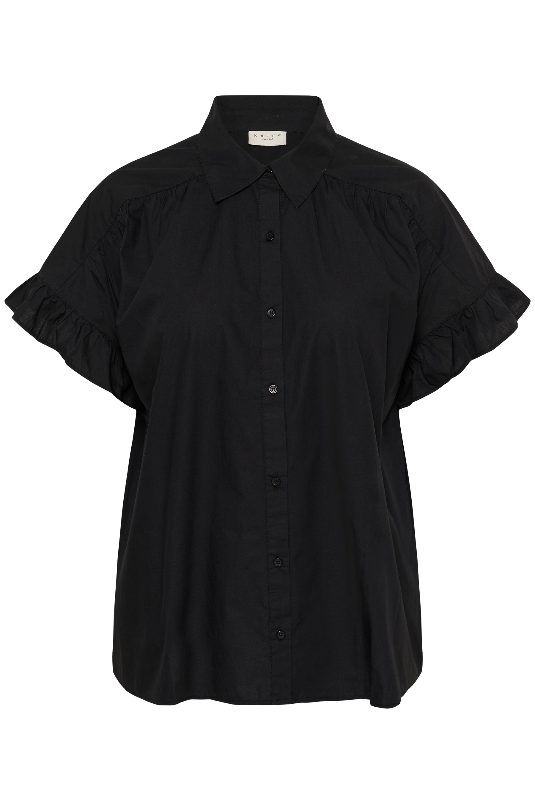 Kaffe Curve Verona Shirt in Black  