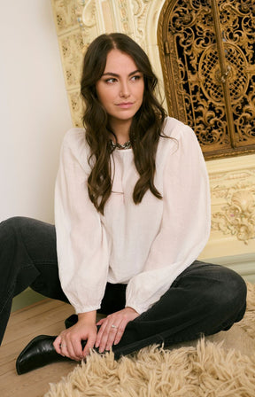 Kaffe Curve Viva Blouse in White