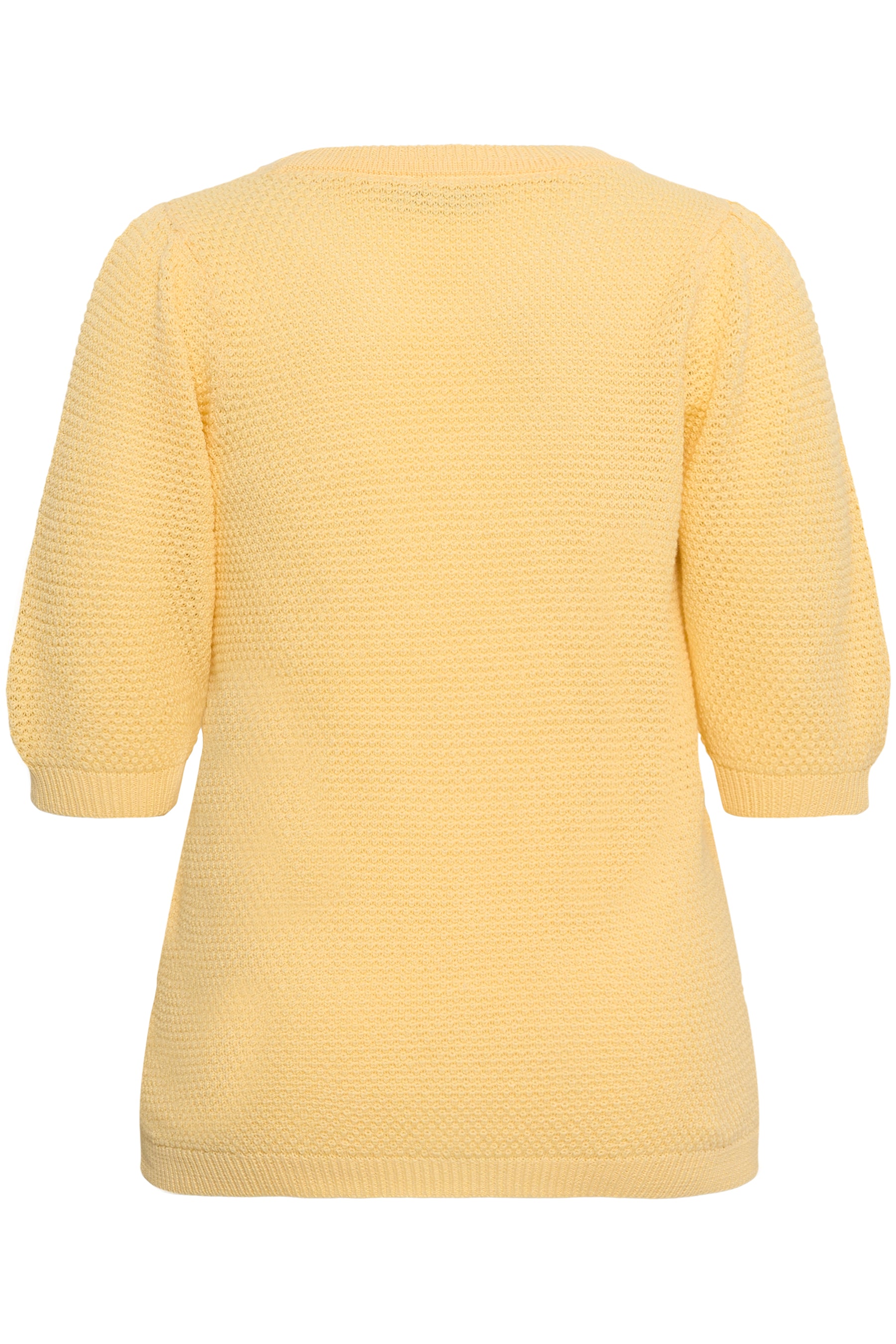 Kaffe Curve Viviana Knit Top in Yellow 