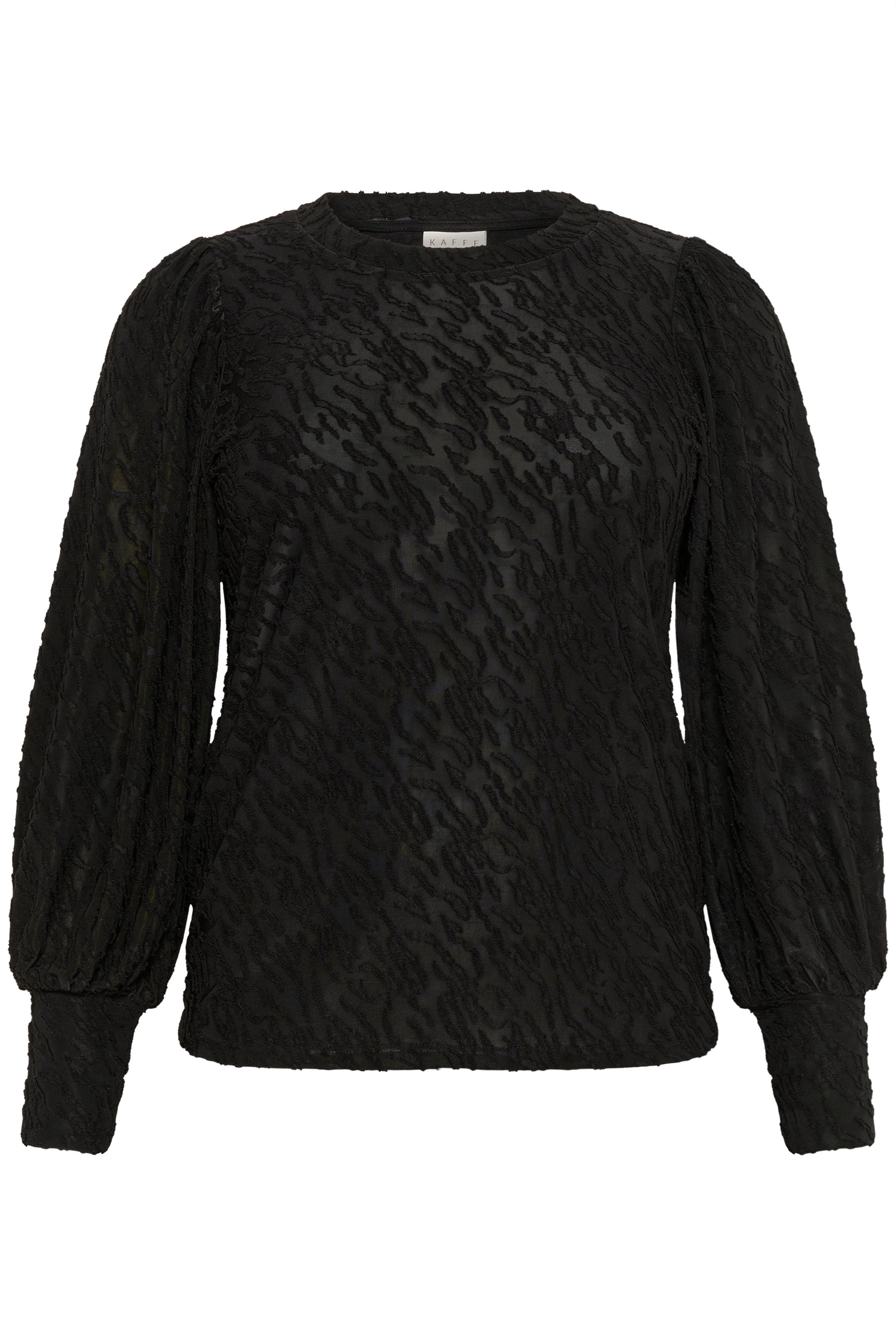 Kaffe Curve Zarina Top in Black