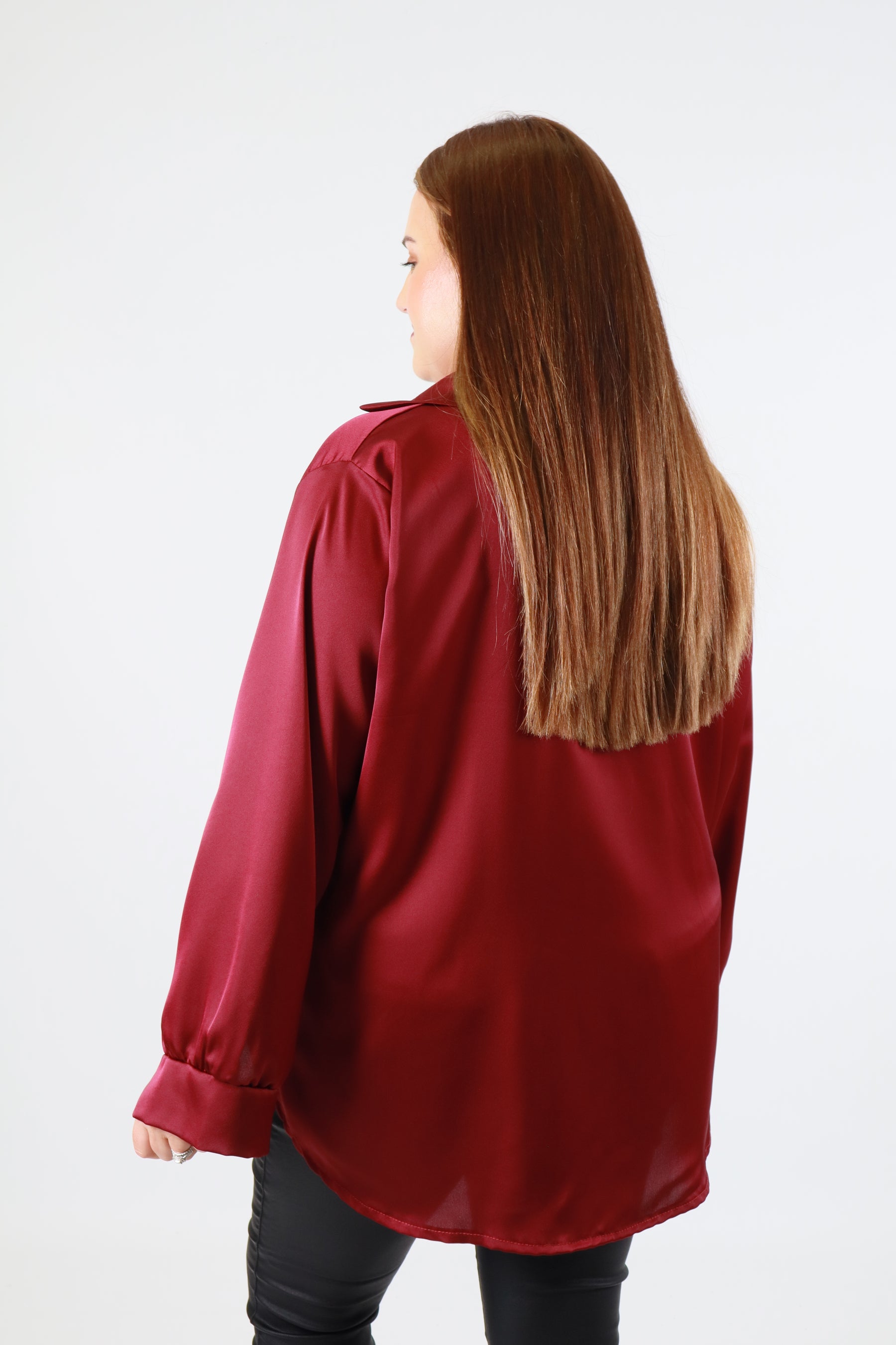Kate Blouse in Wine