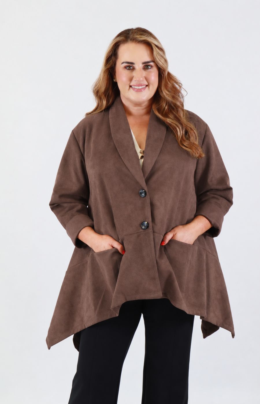 Katie Jacket in Brown 