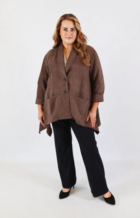 Katie Jacket in Brown 