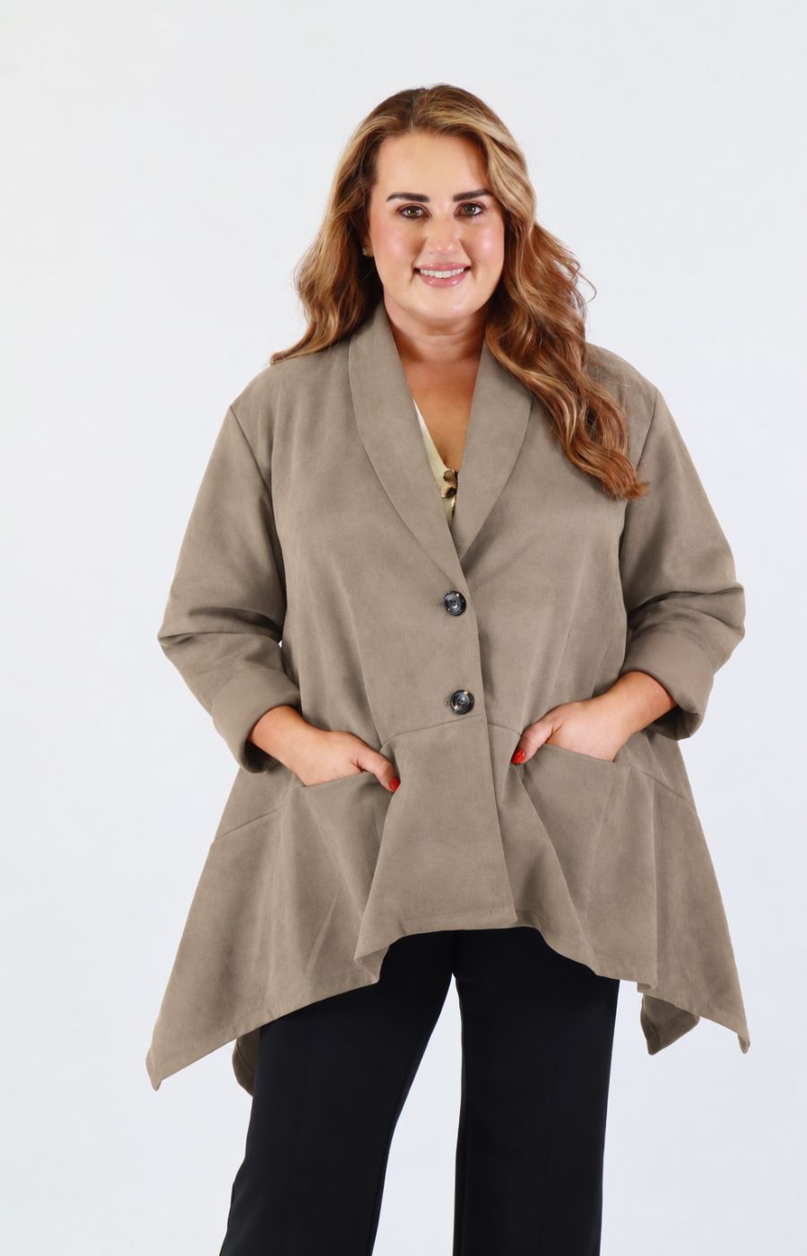 Katie Jacket in Taupe 
