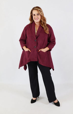Katie Jacket in Wine 