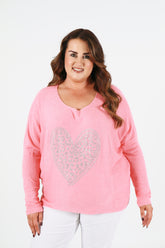 Kelsey Jumper in Coral