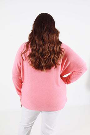 Kelsey Jumper in Coral