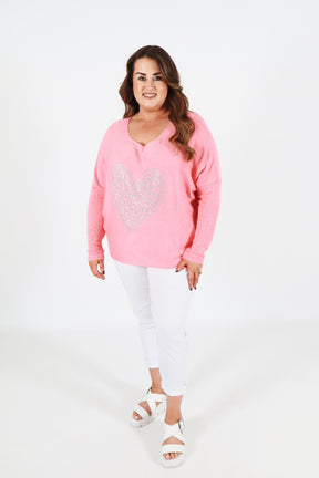Kelsey Jumper in Coral