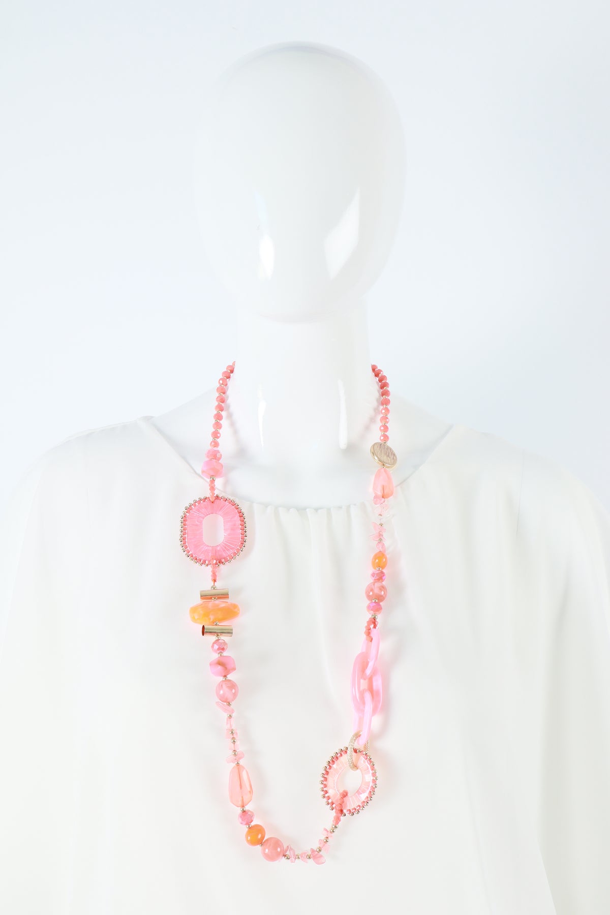 Kira Necklace in Coral