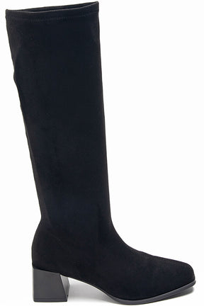 Knee High Boot in Black
