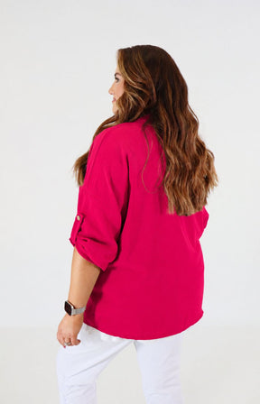Lainey Cardigan in Cherry 