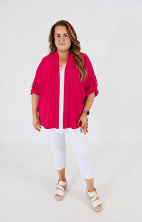Lainey Cardigan in Cherry 