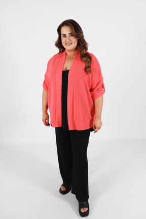 Lainey Cardigan in Coral