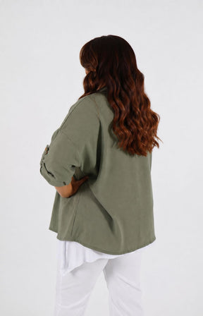 Lainey Cardigan in Khaki 