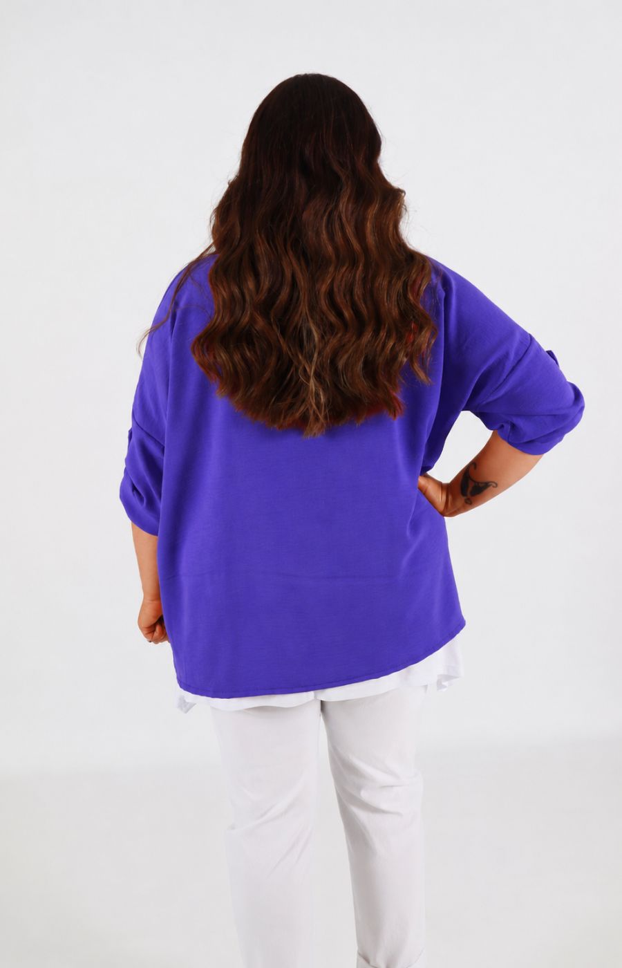 Lainey Cardigan in Purple 