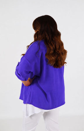 Lainey Cardigan in Purple 
