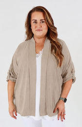 Lainey Cardigan in Tan 