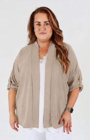 Lainey Cardigan in Tan 