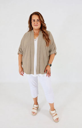 Lainey Cardigan in Tan 
