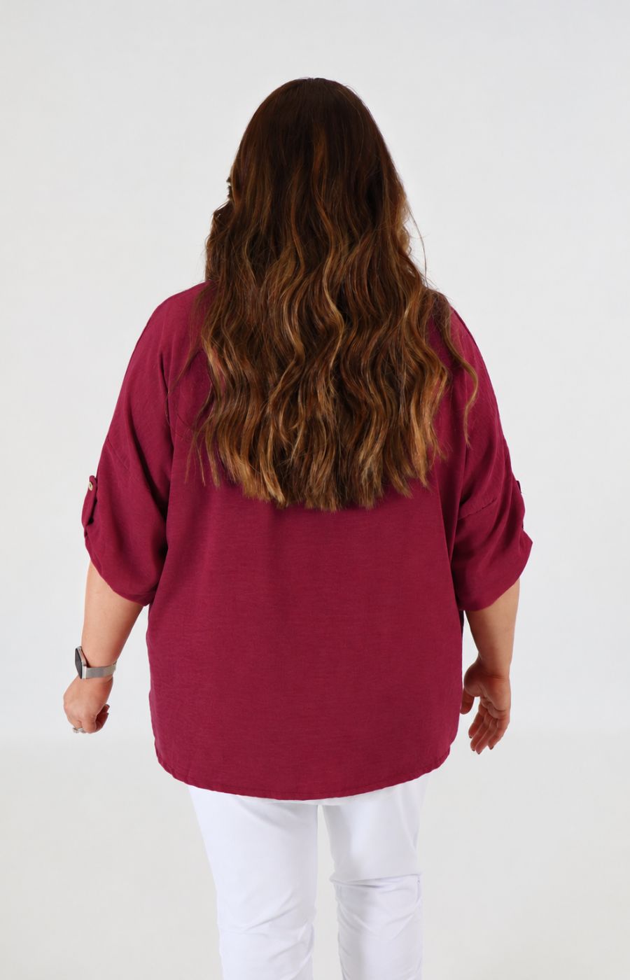 Lainey Cardigan in Wine 