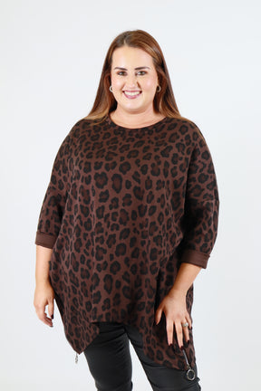Lara Sweater in Leopard