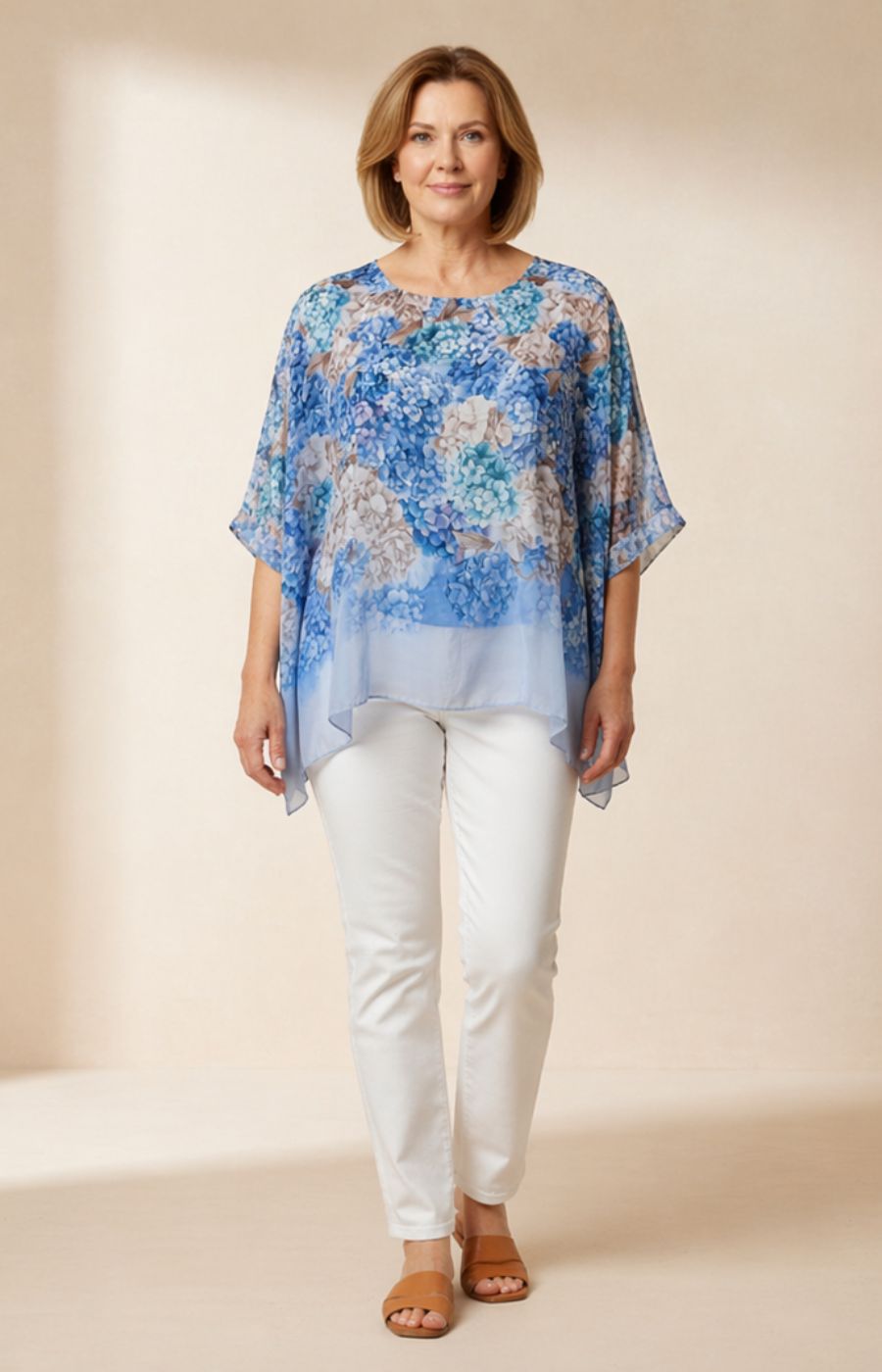 Layla Blouse in Blue 