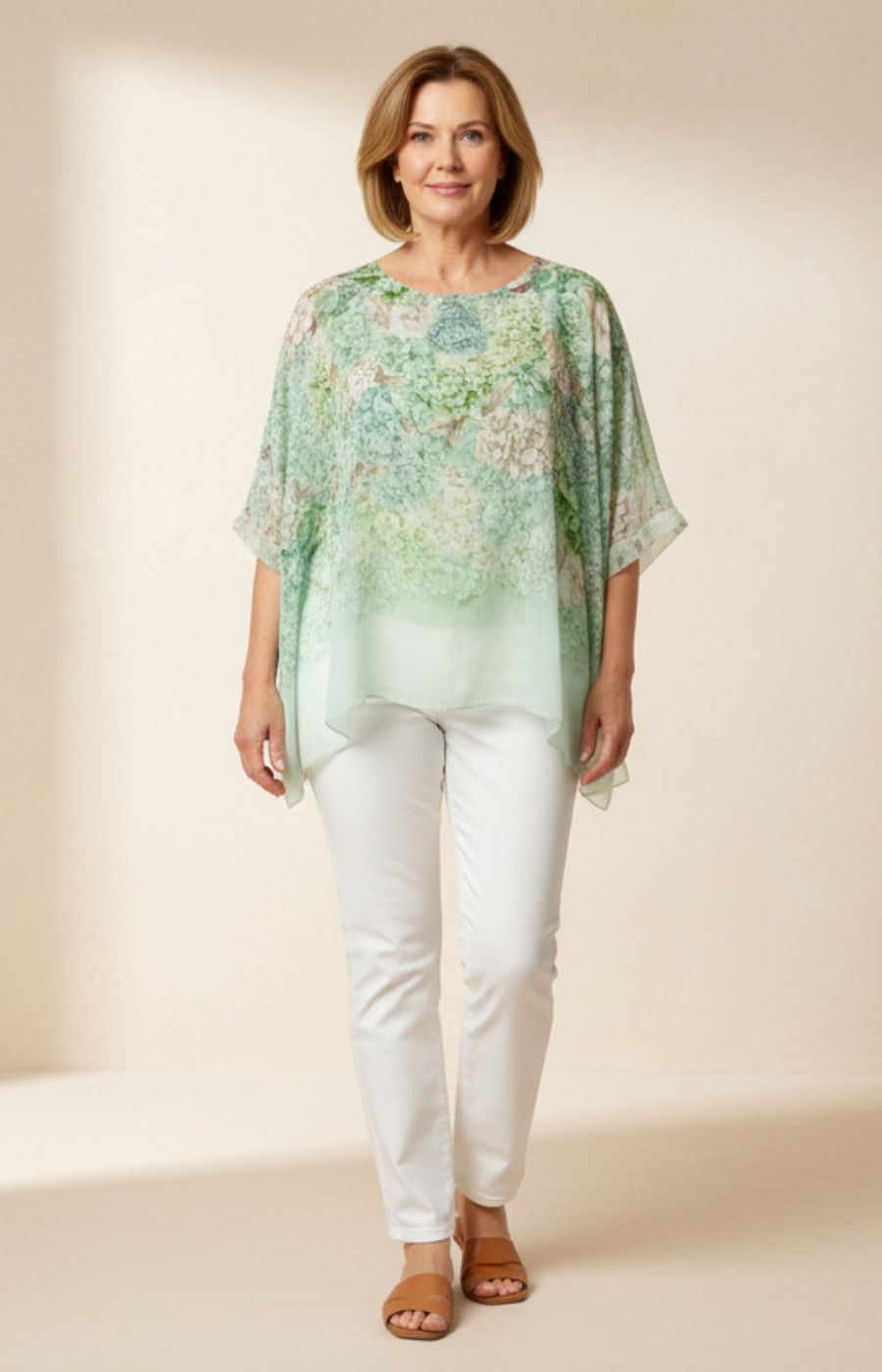 Layla Blouse in Green 